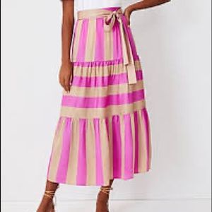 Ann Taylor tiered maxi skirt